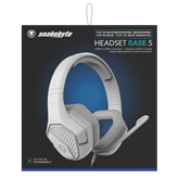 Snakebyte PS5 HeadSet Base 5 fejhallgató - fehér