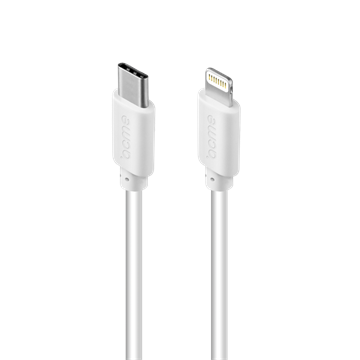 Acme CB1061W USB-C – Lightning kábel - 1m - fehér - Bontott, dobozsérült termék