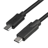 Akyga AK-USB-16 microUSB / USB type C kábel - 1.0m