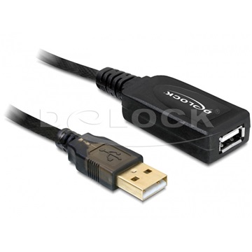 Delock 82689 USB 2.0 aktív hosszabbító kábel - 15m