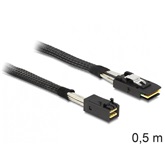 Delock 83388 mini SAS HD x 4 SFF 8643 apa > mini SAS x 4 36 Pin SFF 8087 apa kábel - 0,5m