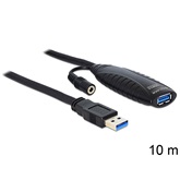 Delock 83415 USB 3.0 aktív hosszabbító kábel - 10m