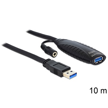 Delock 83415 USB 3.0 aktív hosszabbító kábel - 10m