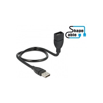 Delock 83499 USB2.0-A apa > A anya kábel - 0,5m