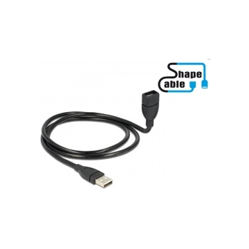 Delock 83500 USB2.0 apa > A anya ShapeCable - 1m