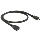 Delock 83567 microB csatl. dugó > USB2.0 microB bővítőkábel - 0,5m