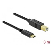 Delock 83666 USB-C 2.0 B-típusú kábel - 3 m