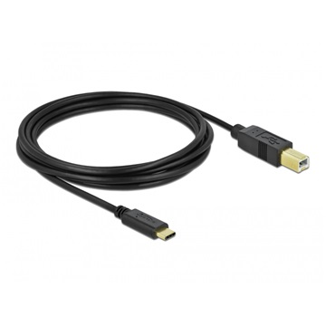 Delock 83666 USB-C 2.0 B-típusú kábel - 3 m