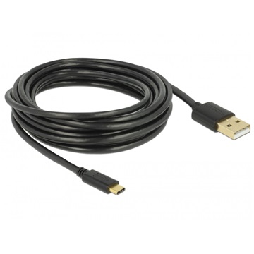 Delock 83669 USB-C 2.0 A kábel - 4m