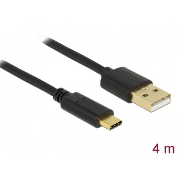 Delock 83669 USB-C 2.0 A kábel - 4m