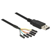 Delock 83786 USB apa > TTL 6pin header anya kábel - 1,8m