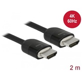 Delock 84964 Prémium HDMI kábel 4K 60Hz - 2m