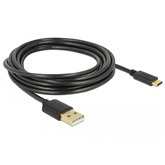 Delock 85209 USB-C 2.0 A kábel - 3m