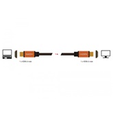 Delock 85727 8K Ultra High Speed HDMI kábel - 1m