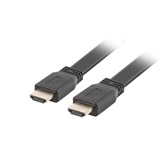 Lanberg HDMI M/M 4K lapos kábel - 1.8m - fekete