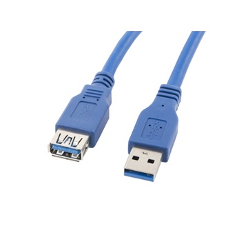 Lanberg USB 3.0 kábel AM-AF kiterjesztés - 3m - kék