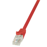 LogiLink CP1014U Cat5e UTP patch kábel - Piros - 0,25m