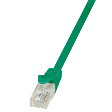 LogiLink CP1015U Cat5e UTP patch kábel - Zöld - 0,25m