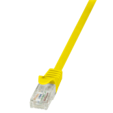 LogiLink CP1017U Cat5e U/UTP patch kábel - Sárga - 0,25m