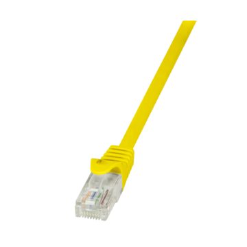 LogiLink CP1017U Cat5e U/UTP patch kábel - Sárga - 0,25m