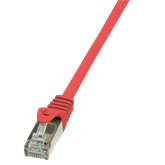 LogiLink CP1024S Cat5e F/UTP patch kábel - Piros - 0,5m