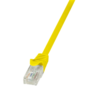 LogiLink CP1027U Cat5e UTP patch kábel - Sárga - 0,5m