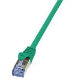 LogiLink CQ3025S Cat6A S/FTP lapos patch kábel - Zöld - 0,5m