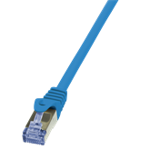 LogiLink CQ3026S Cat6A S/FTP lapos patch kábel - Kék - 0,5m