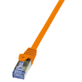 LogiLink CQ3048S Cat6A S/FTP lapos patch kábel - Narancssárga - 1,5m