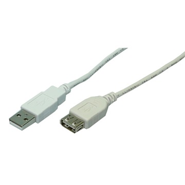 LogiLink CU0012 USB2.0 apa/anya kábel - Szürke - 5m