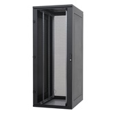 Triton álló rack, szétszedhető, 42U 800x1000 biztonsági üvegajtóval, RAL9005 fekete