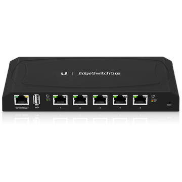 Ubiquiti EdgeSwitch XP 5-port PoE switch, gigabites, 24V passzív PoE