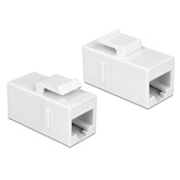 Delock 86379 RJ45 > RJ45 Keystone modul  Cat.6 UTP fehér