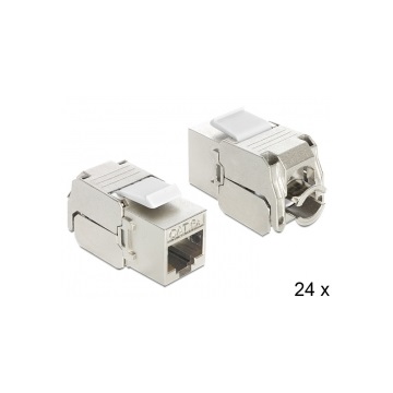 Delock 86405 RJ45 jack > LSA Cat6A Keystone modul - 2db/csomag