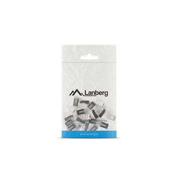 Lanberg CAT.5e F/UTP 8P8C RJ45 csatlakozó, Átmenő típus - 20db/cs