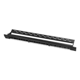 LogiLink 19" patch panel 24 Keystone jack csatlakozóhoz, 1U, terheletlen, fekete