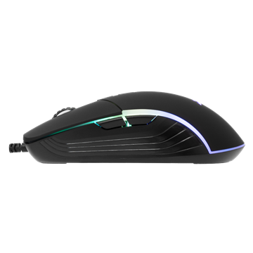 Baracuda BGM-011B NAUTILUS vezetékes gamer egér - RGB - fekete