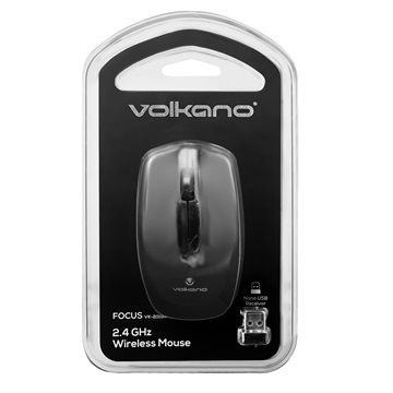 Volkano Focus Series 2.4Ghz vezeték néküli egér