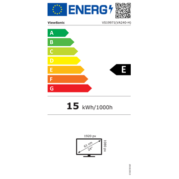 ViewSonic 23.8" VA240-H 1920x1080 100Hz - IPS