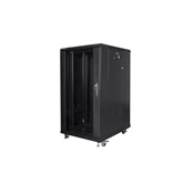 Lanberg 19" szabadon álló rack szekrény 22U/600X800 lapraszerelt, fekete