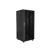 Lanberg 19" szabadon álló rack szekrény 27U/600X600 lapraszerelt, fekete