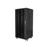 Lanberg 19" szabadon álló rack szekrény 27U/600X600 lapraszerelt, fekete