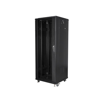 Lanberg 19" szabadon álló rack szekrény 32U/600X600 lapraszerelt, fekete