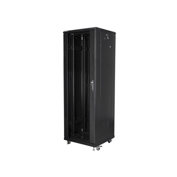 Lanberg 19" szabadon álló rack szekrény 37U/600X600 lapraszerelt, fekete