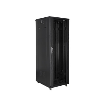 Lanberg 19" szabadon álló rack szekrény 37U/600X800 lapraszerelt, fekete