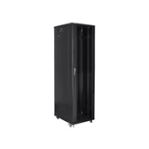 Lanberg 19" szabadon álló rack szekrény 37U/800X800 lapraszerelt, fekete