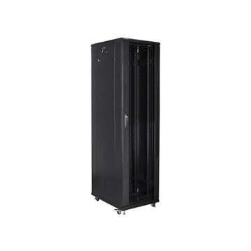 Lanberg 19" szabadon álló rack szekrény 37U/800X800 lapraszerelt, fekete