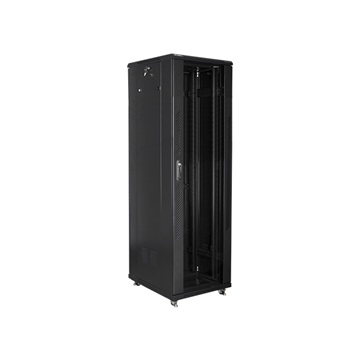 Lanberg 19" szabadon álló rack szekrény 42U/600X800 lapraszerelt, fekete