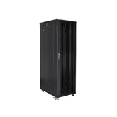 Lanberg 19" szabadon álló rack szekrény 42U/800X1000 lapraszerelt, fekete