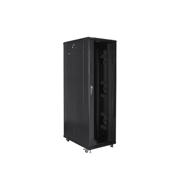 Lanberg 19" szabadon álló rack szekrény 42U/800X1200 lapraszerelt, fekete